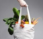Vegetables in shopping bag